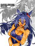 hishi amazon sticker, umamusume sticker, hishi amazon merch,umamusume merch