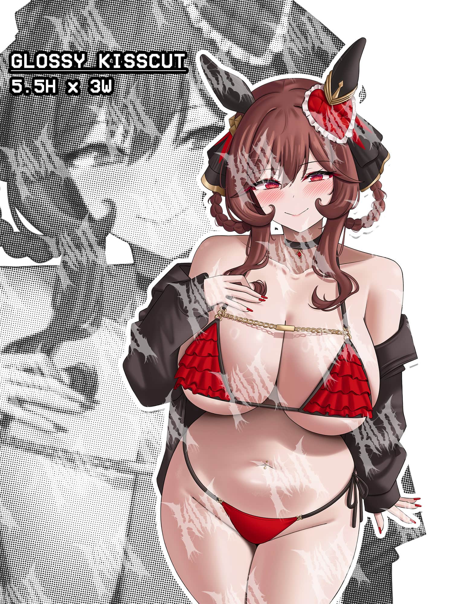 umamusume gentildonna, gentildonna sticker, umamusume sticker