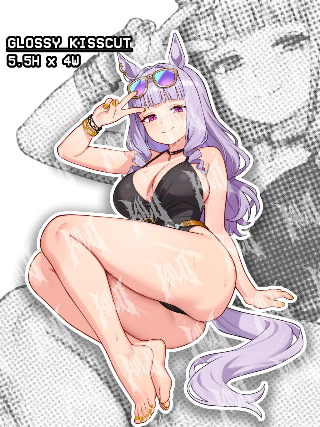summer goldship, umamusume summer goldship. goldship sticker, umamusume stickers, summer goldship sticker