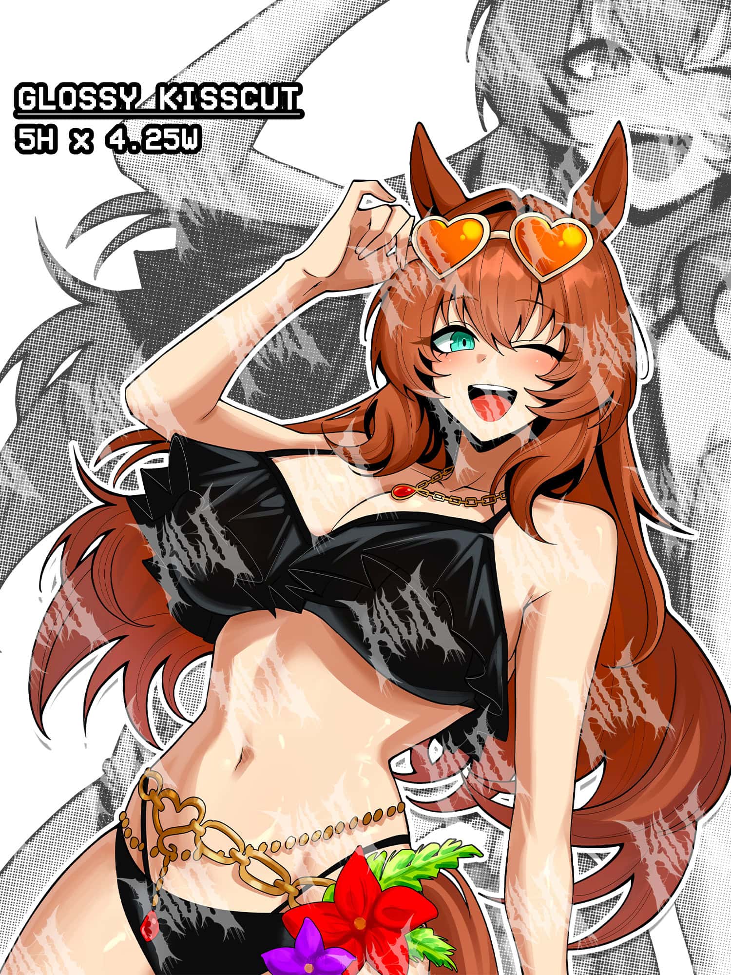 summer maruzensky, maruzensky sticker, umamusume sticker