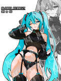 techwear hatsune miku. thicc hatsune miku, miku stikceer, hatsune miku sticker
