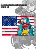 hatsune miku, hatsune miku as chris chan, sonichu, hatsune miku meme sticker