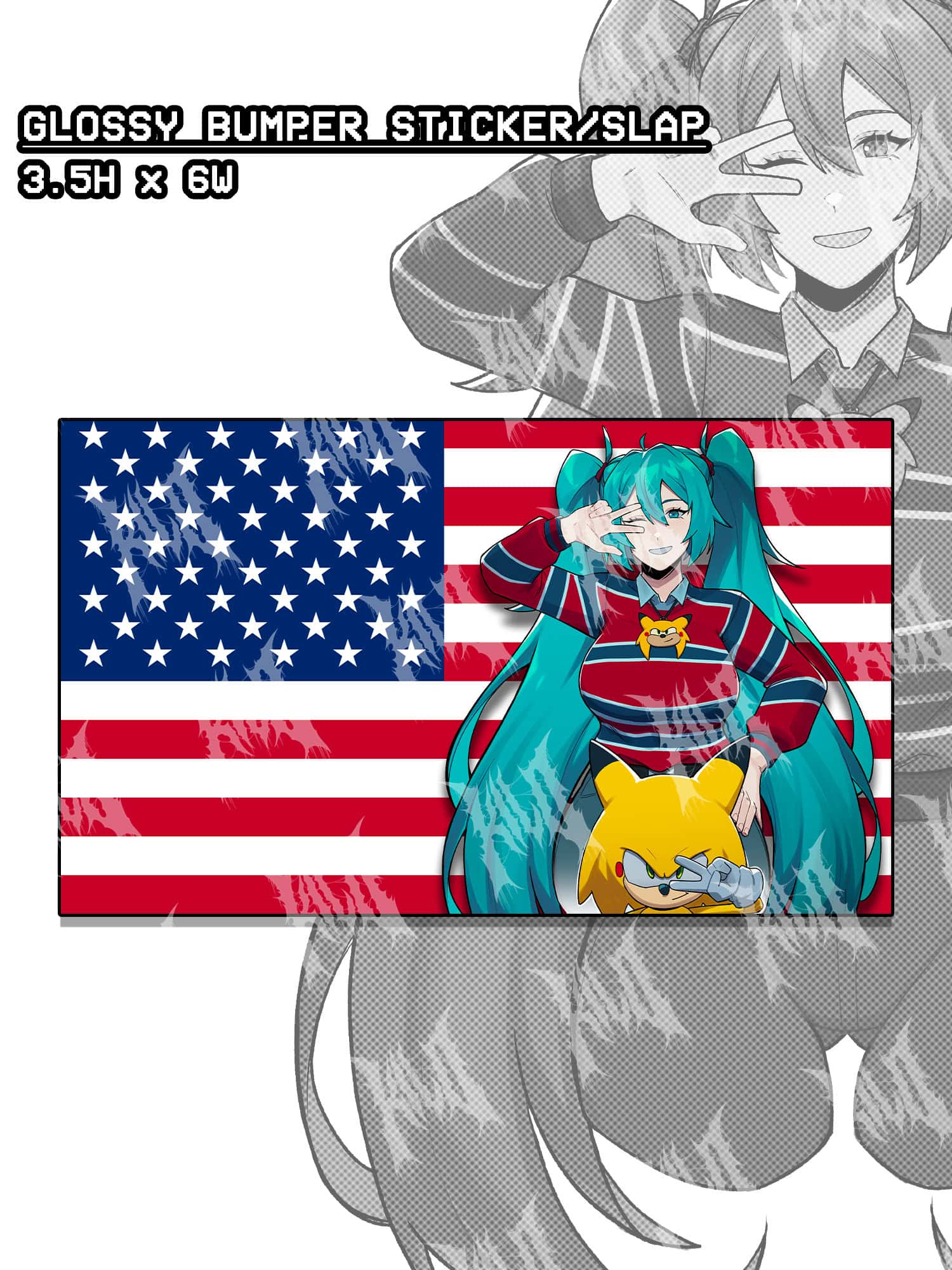 hatsune miku, hatsune miku as chris chan, sonichu, hatsune miku meme sticker