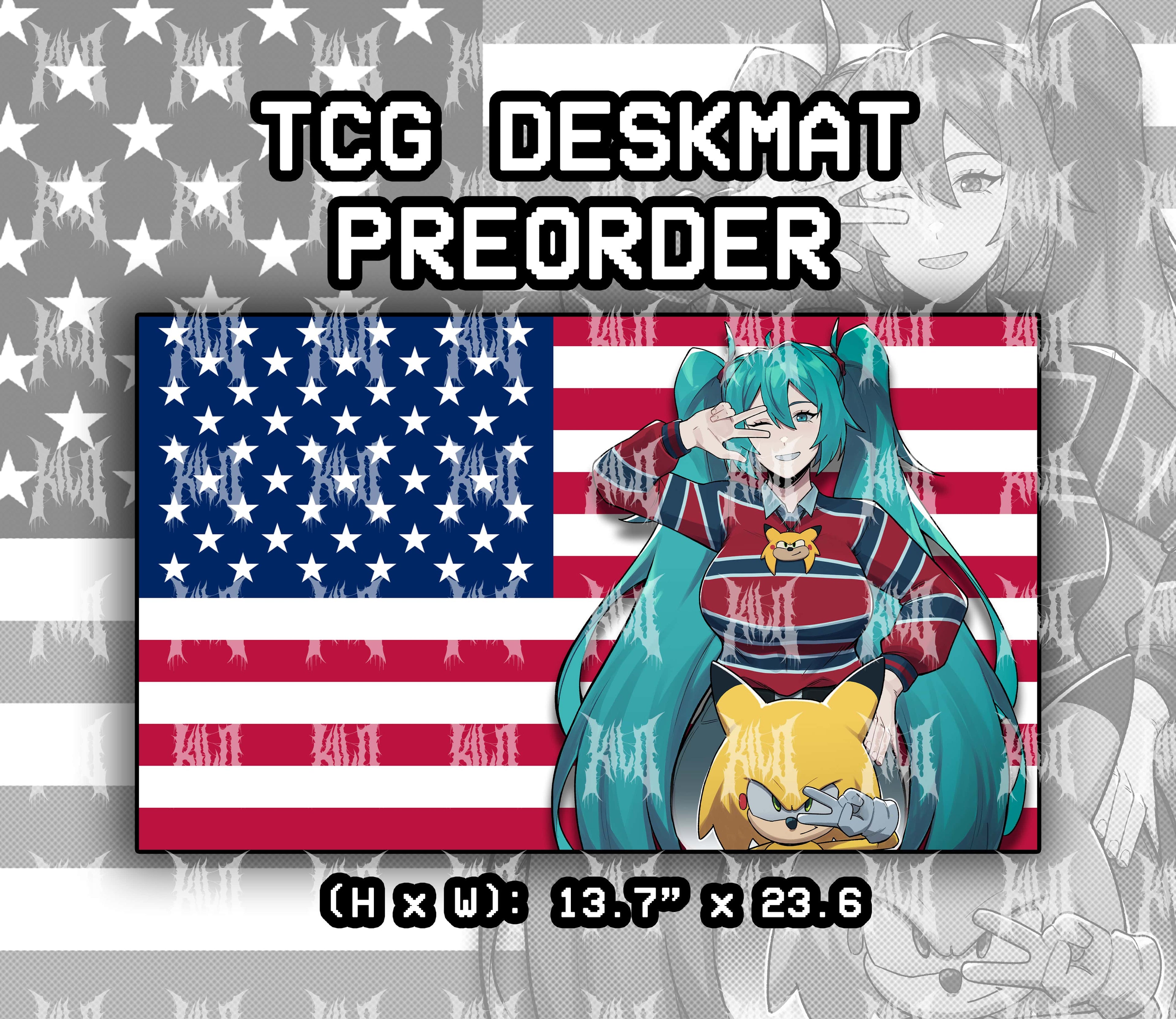 Hatsune Miku | Miku-Chan & Sonichu | Desk Mat/TCG Mat Pre-Order