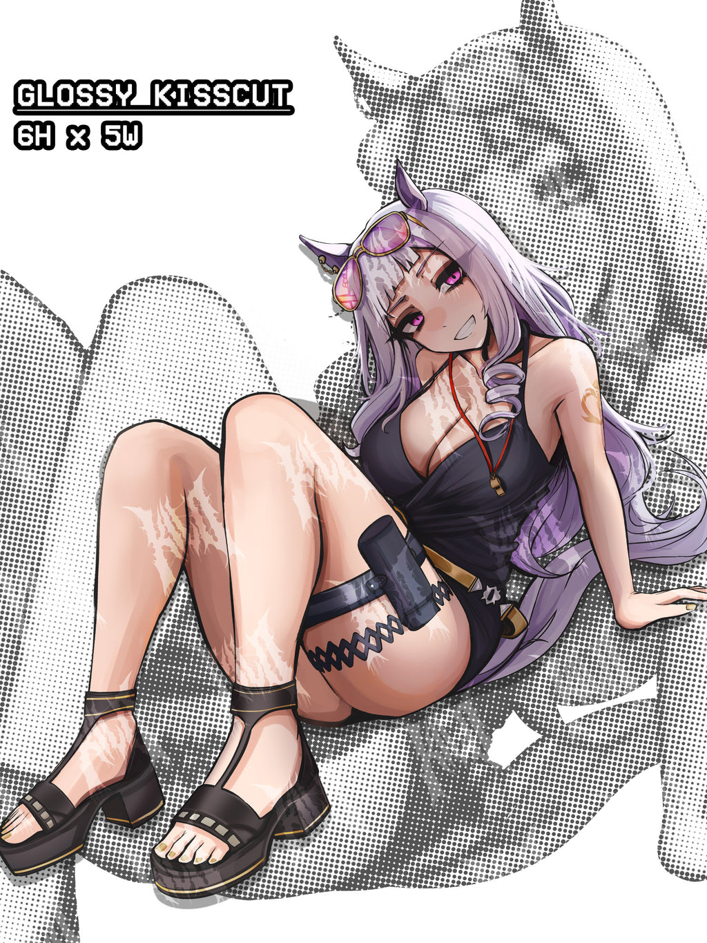 summer goldship. umamusume goldship, umamusume sticker, goldship sticker, summer goldship sticker