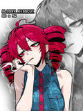 Smoking Teto | Vocaloid Anime Girl Sticker